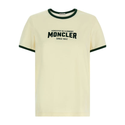 Moncler Beige Cotton T-Shirt