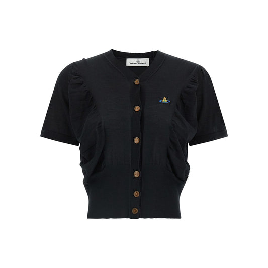 Vivienne Westwood Black Wool Cardigan