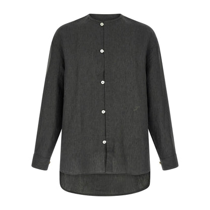 Jacquemus Gray Linen Blouse