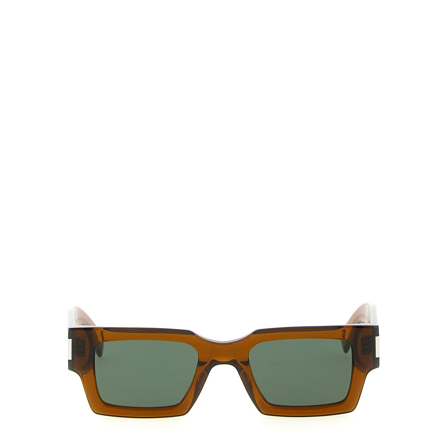 Saint Laurent Brown Acetate Sunglasses