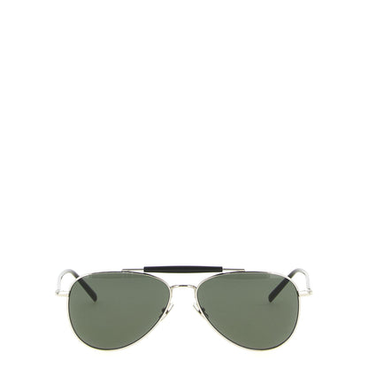Saint Laurent Silver Acetate Sunglasses