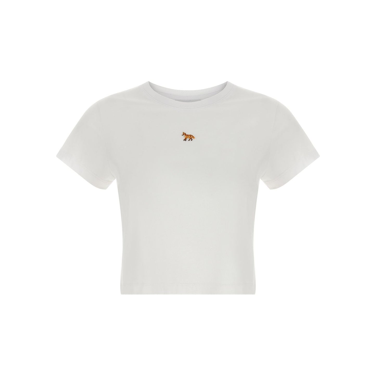 Maison Kitsuné White Cotton T-Shirt
