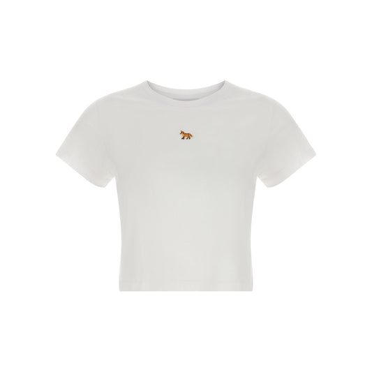 Maison Kitsuné White Cotton T-Shirt
