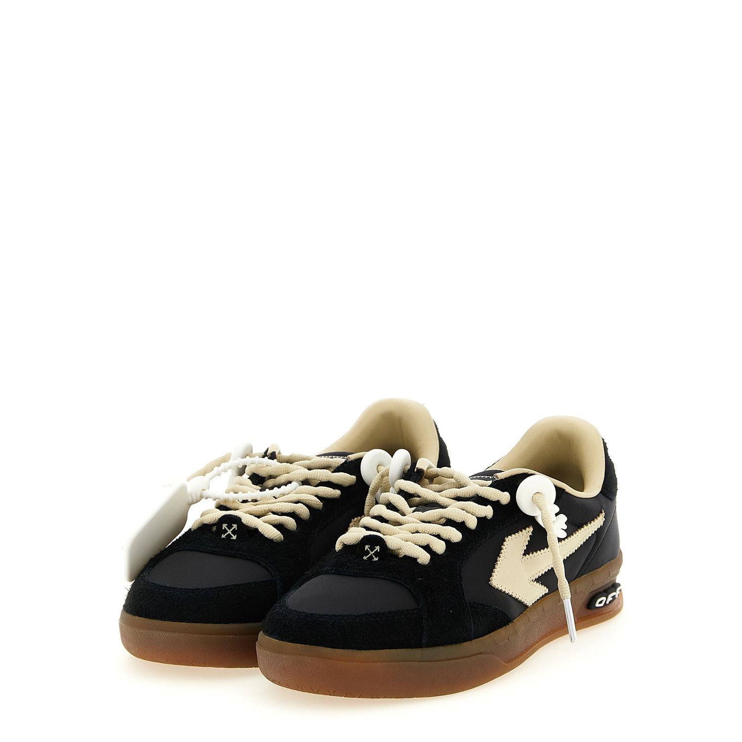 Off-White Black Nylon Athletic Sneakers