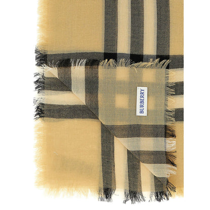 Burberry Beige Wool Scarf