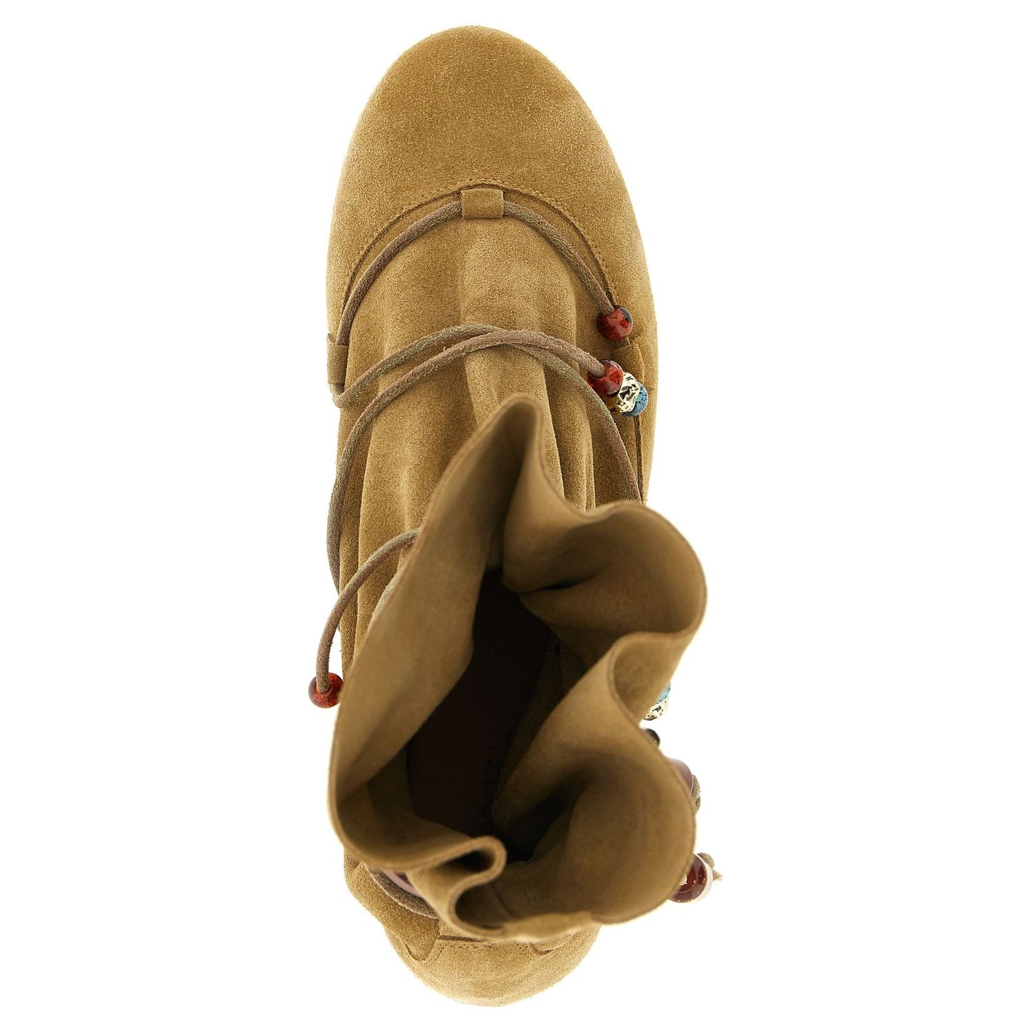 Isabel Marant Beige Calfskin Ankle Boots
