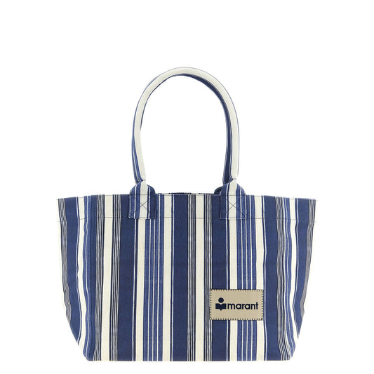 Isabel Marant Blue Cotton Tote Bag