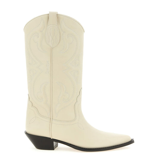 Sonora White Calfskin Chelsea Boots