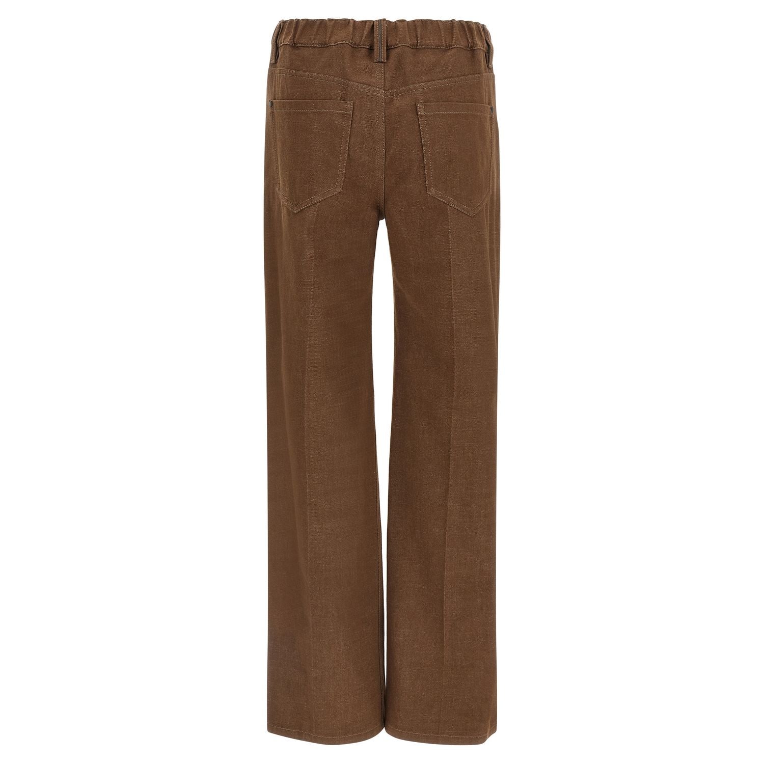 Brunello Cucinelli Brown Cotton Jeans Denim