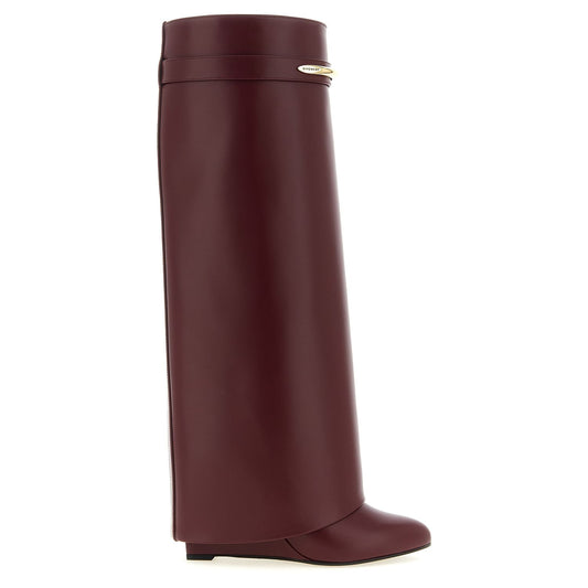 Givenchy Bordeaux Calfskin Over The Knee