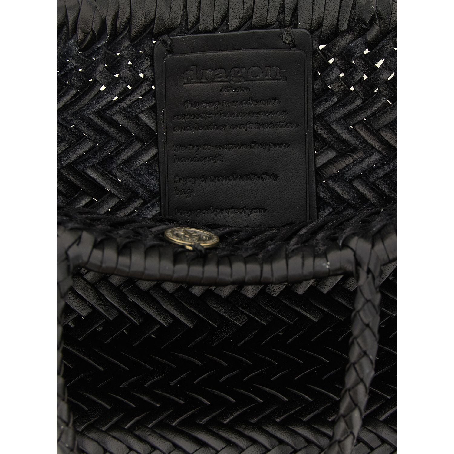 Dragon Diffusion Black Calfskin Handbag