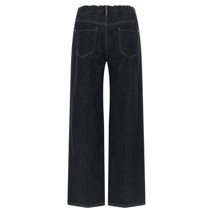 Brunello Cucinelli Blue Cotton Jeans Denim