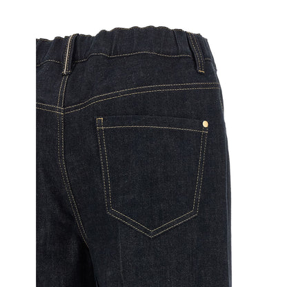 Brunello Cucinelli Blue Cotton Jeans Denim