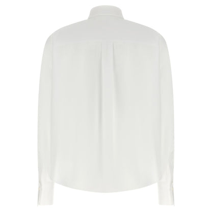 Brunello Cucinelli White Cotton Blouse