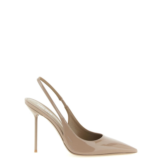 Paris Texas Beige Calfskin High Heel Pumps