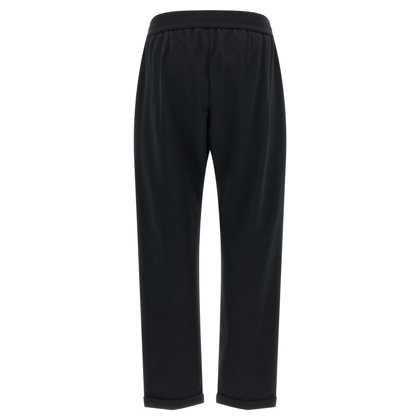 Brunello Cucinelli Black Cotton Joggers (Workout Pants)