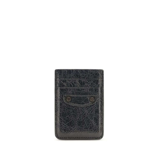 Balenciaga Black Lamb Ovis Aries Aries Wallet