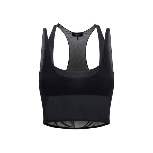 Gucci Black Viscose Blouse