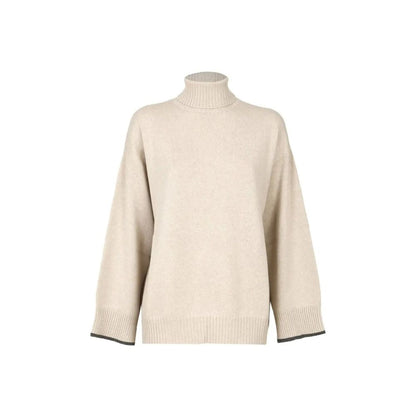 Brunello Cucinelli Beige Cashmere Sweater