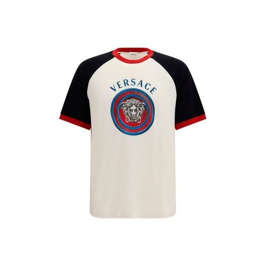 Versace White Cotton T-Shirt