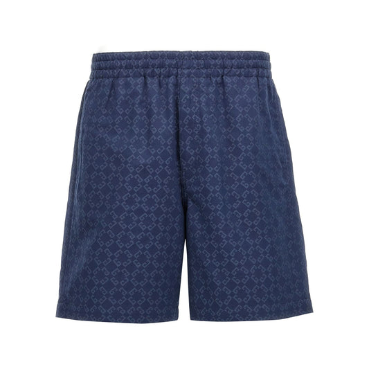 Givenchy Blue Cotton Bermuda Shorts