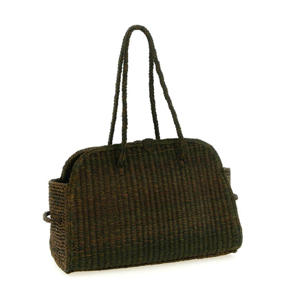 Jacquemus Bicolor Raffia Tote Bag