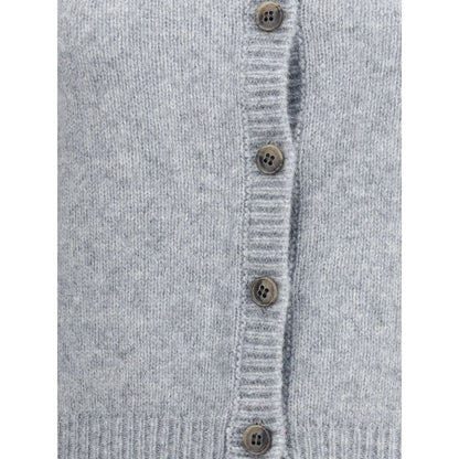 Lisa Yang Gray Cashmere Cardigan