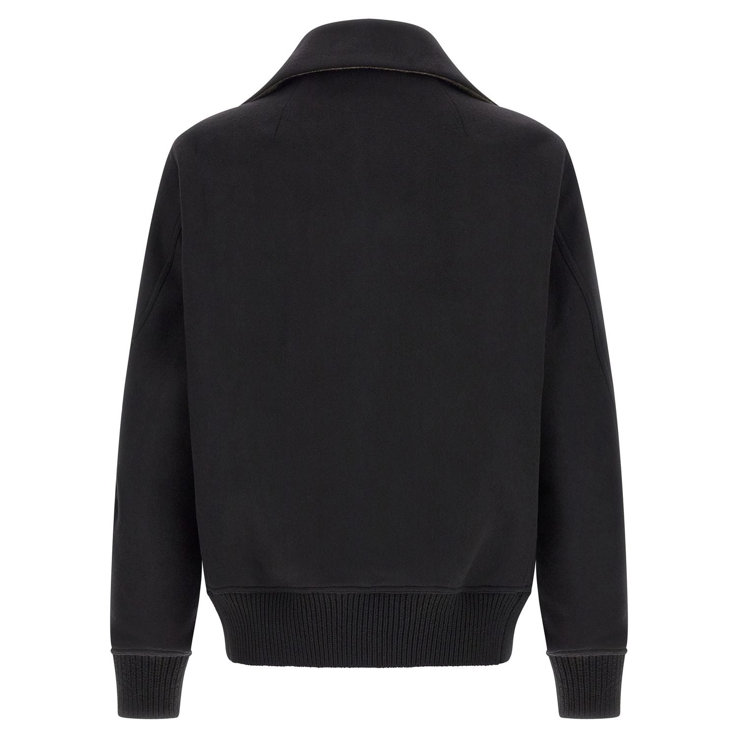 Rick Owens Black Virgin Wool Bomber