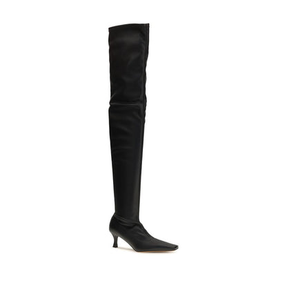 Proenza Schouler Black Polyurethane Over The Knee