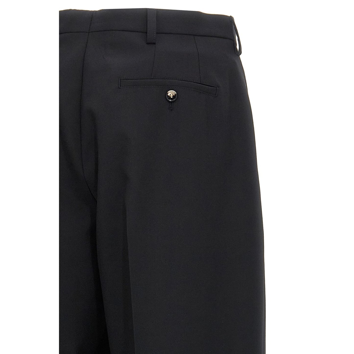 Marni Black Polyester Dress Pants