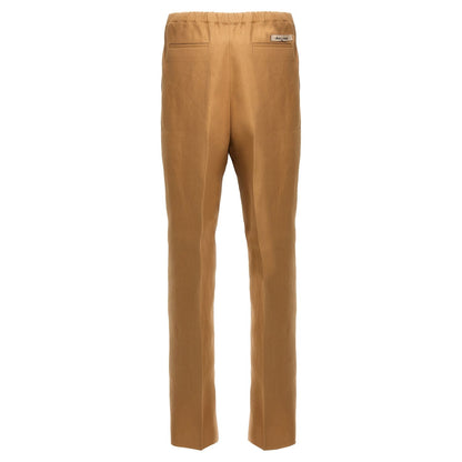 Fendi Beige Paper Casual Pants