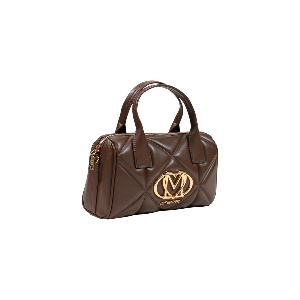 Love Moschino Brown Polyethylene Handbag