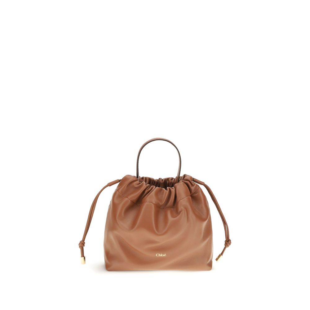 Chloé Brown Lamb Ovis Aries Shoulder Bag