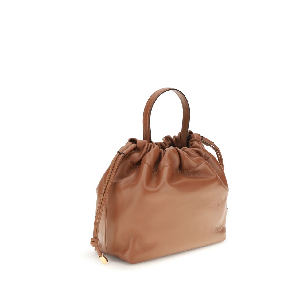 Chloé Brown Lamb Ovis Aries Shoulder Bag