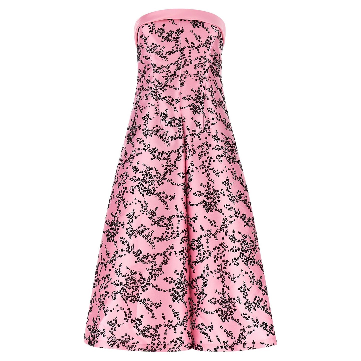 Alberta Ferretti Multicolor Polyester Midi Dress
