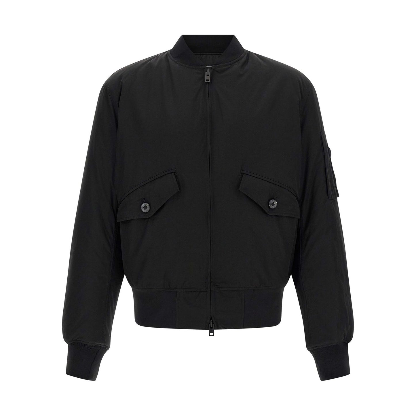 Y-3 Black Polyamide Bomber