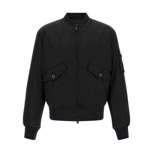 Y-3 Black Polyamide Bomber