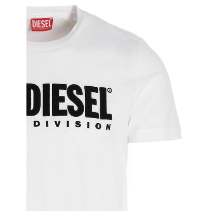 Diesel White Cotton T-Shirt