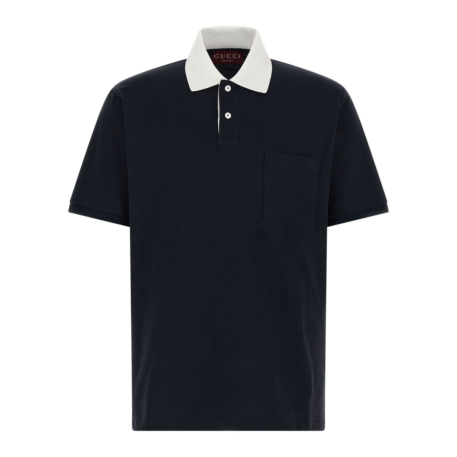 Gucci Blue Cotton Polo Shirt