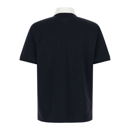 Gucci Blue Cotton Polo Shirt