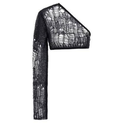 Rick Owens Black Nylon Tank Tops