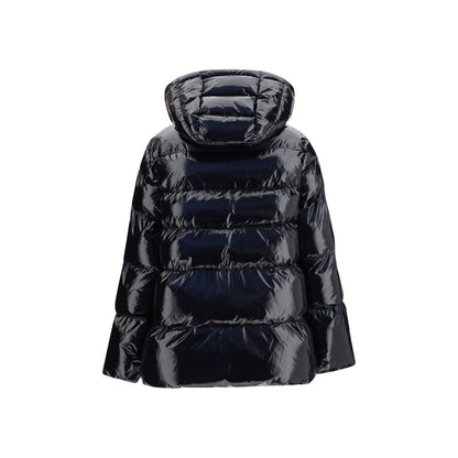 PINKO Black Polyamide Full-Length Jacket