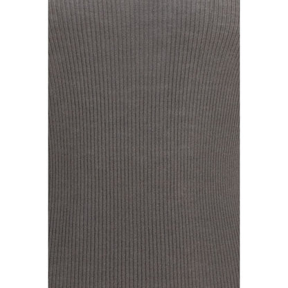 Rick Owens Gray Wool Oves Aries Sweatshirt