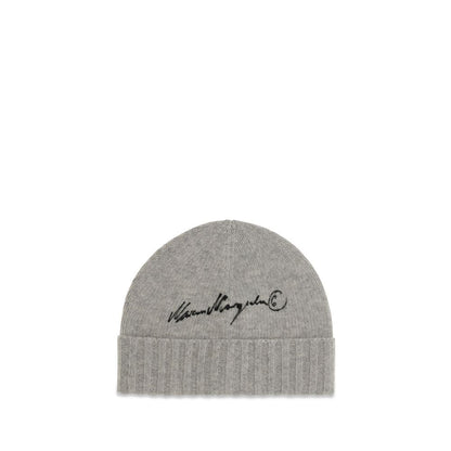 MM6 Gray Wool Oves Aries Beanie