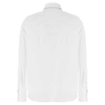 Brunello Cucinelli White Cotton Blouse