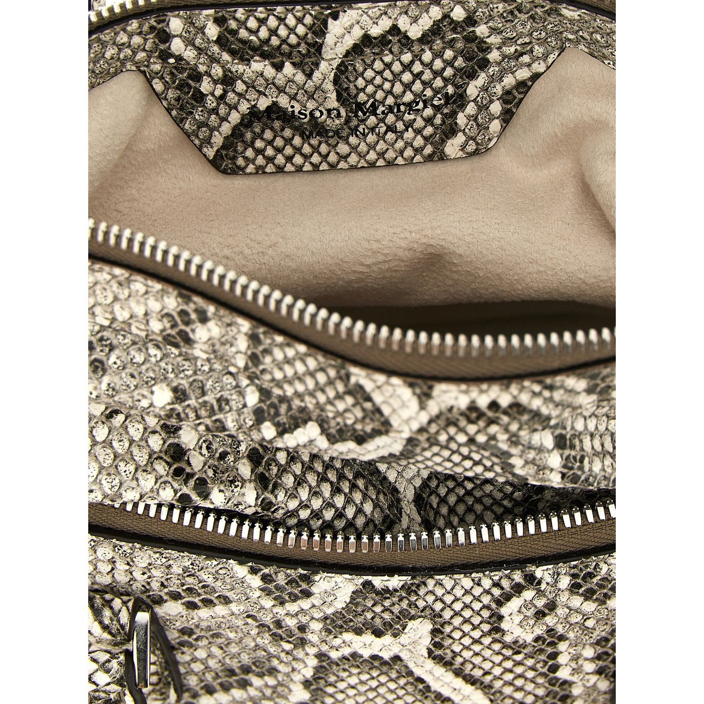 Maison Margiela Gray Goatskin Shoulder Bag