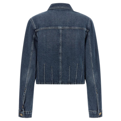 7 For All Mankind Blue Cotton Denim Jacket