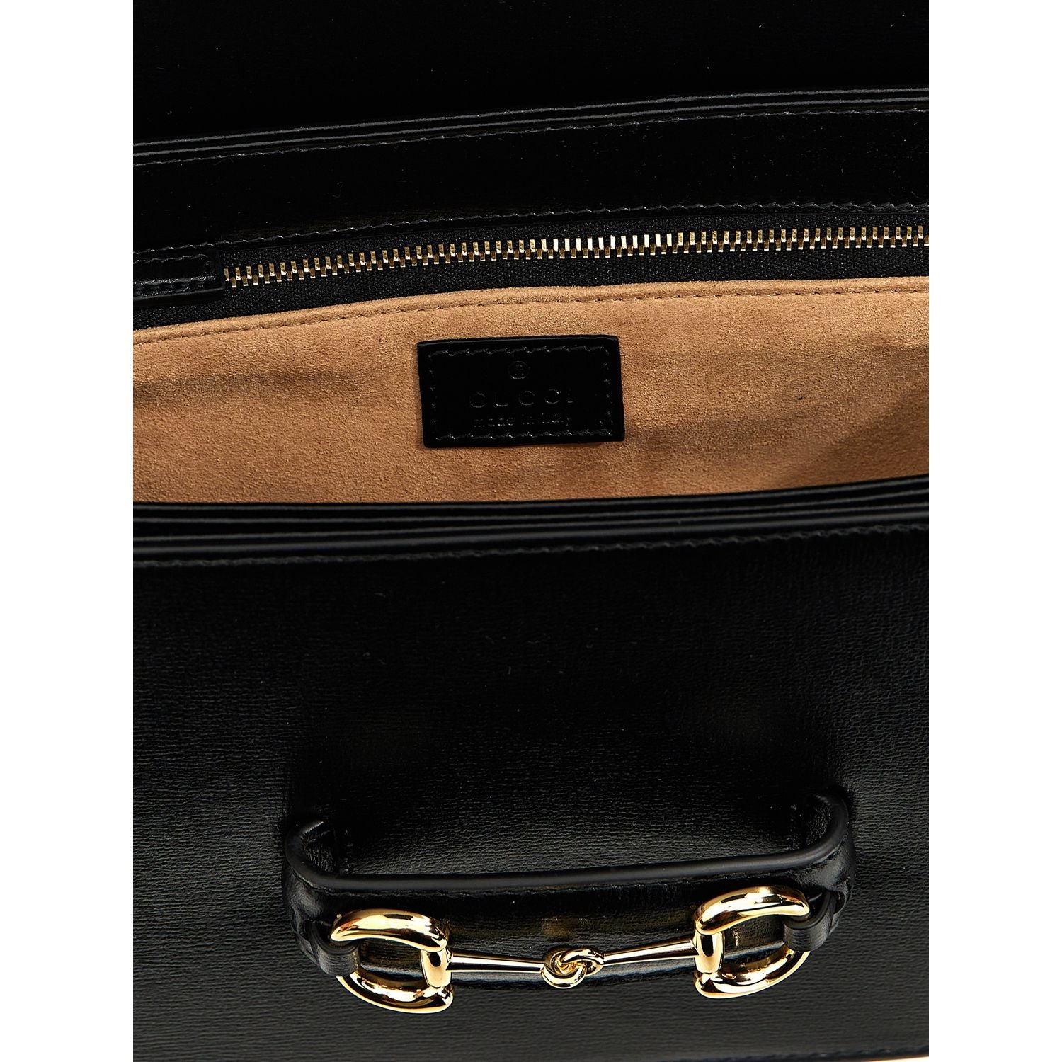 Gucci Black Leather Shoulder Bag