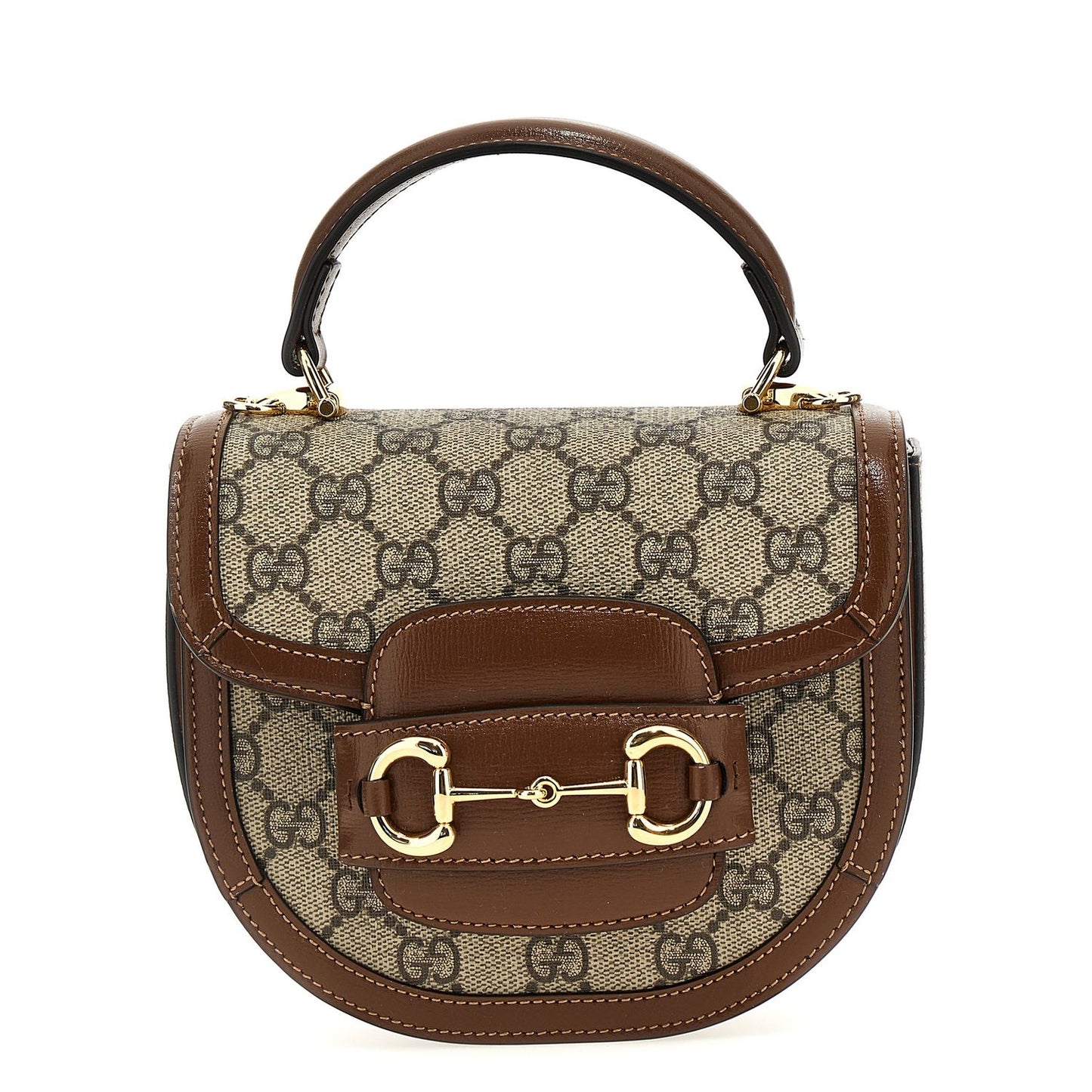 Gucci Brown Polyethylene Handbag