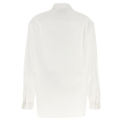 Gucci White Cotton Blouse